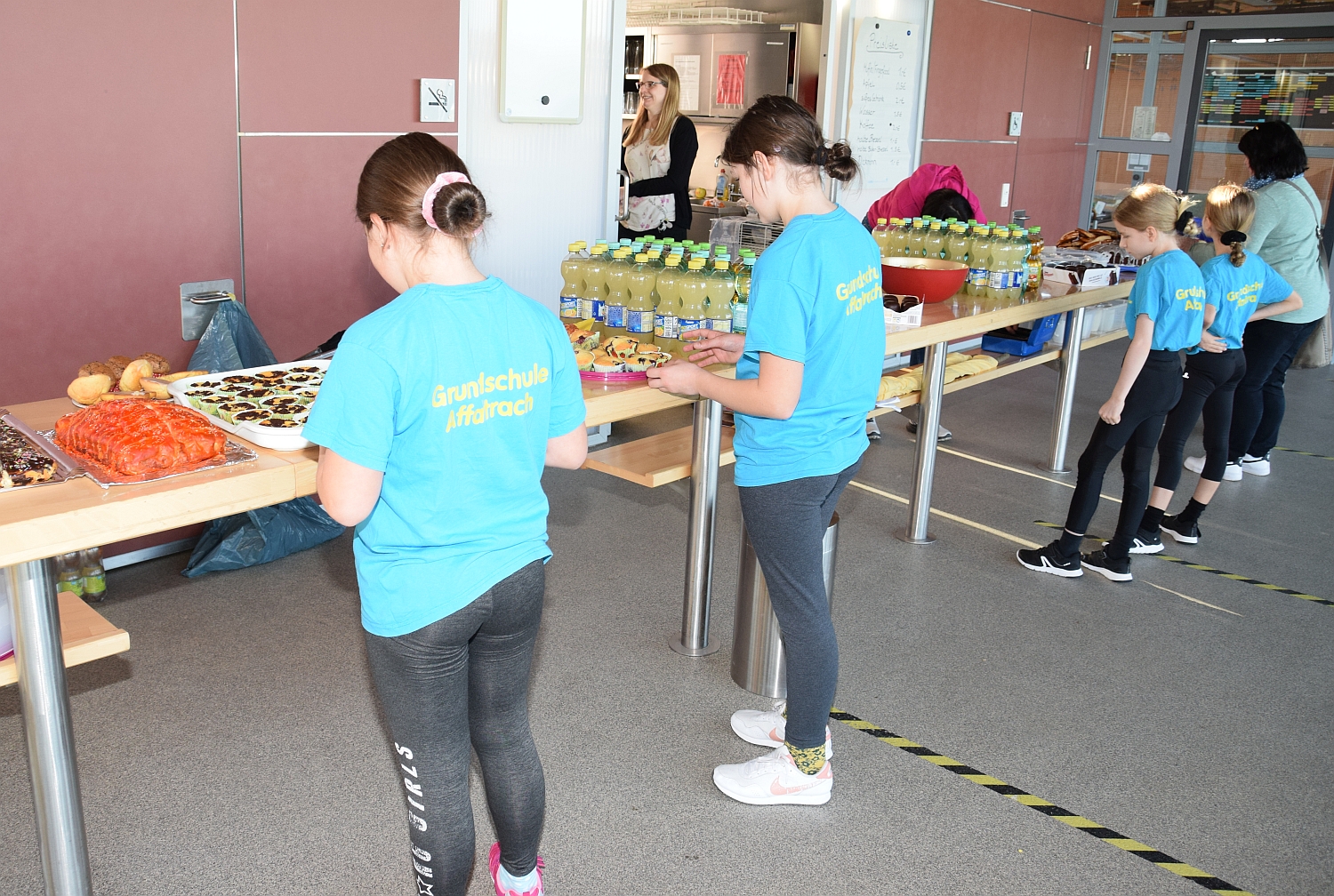 Foto der Bewirtung durch unseren Schulförderverein